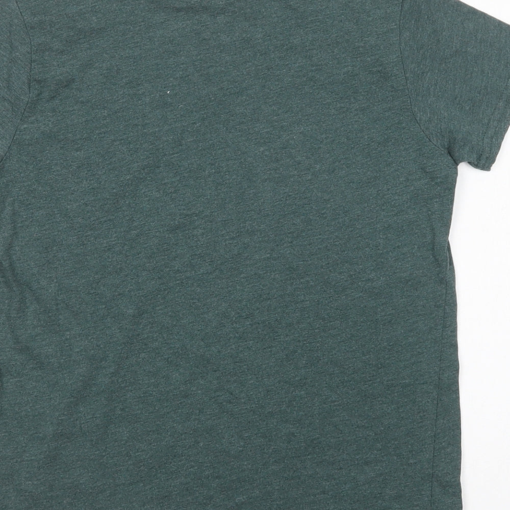 Primark Girls Green  Cotton Pullover T-Shirt Size 9-10 Years Crew Neck Pullover - Canada