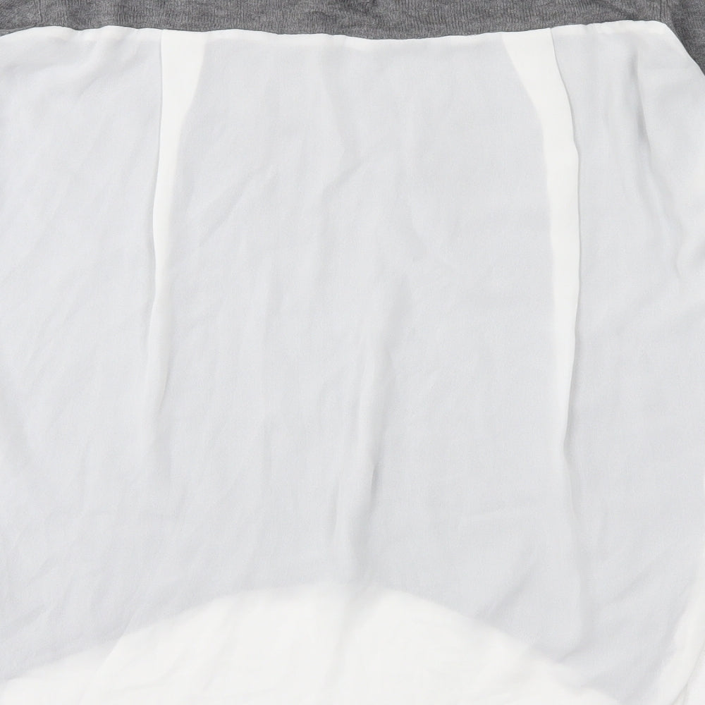 Atmosphere Womens White  Viscose Basic Blouse Size 8 Collared