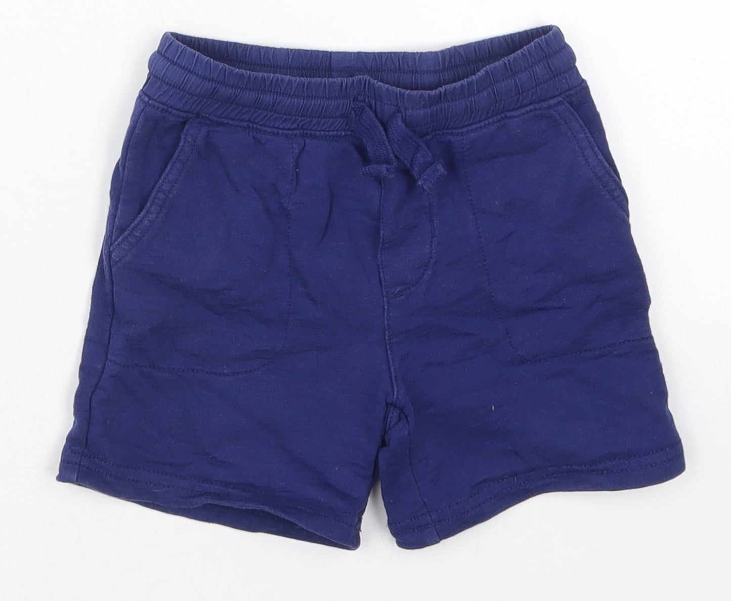 Carters Boys Blue  Cotton Sweatpants Trousers Size 18 Months  Drawstring - Sweat Shorts