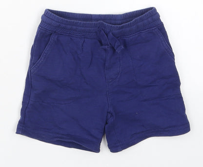 Carters Boys Blue  Cotton Sweatpants Trousers Size 18 Months  Drawstring - Sweat Shorts