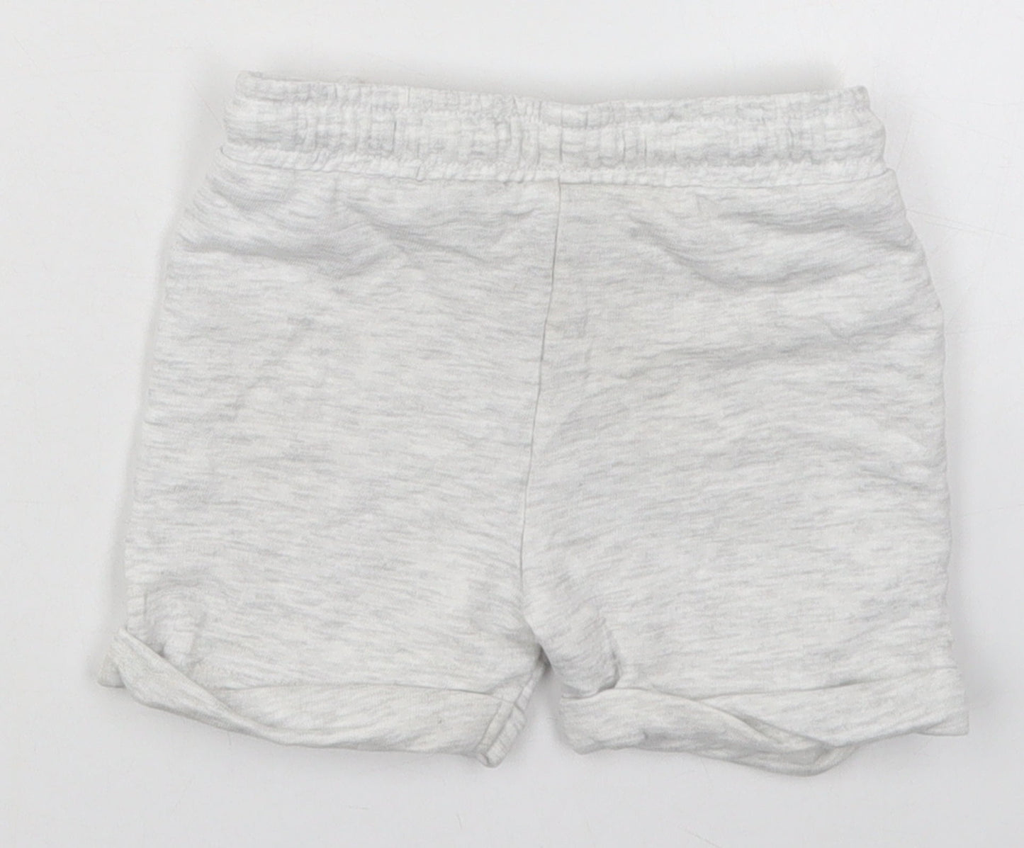 Fred&Flo Boys Grey  Cotton Sweatpants Trousers Size 6-9 Months  Drawstring - Sweat Shorts