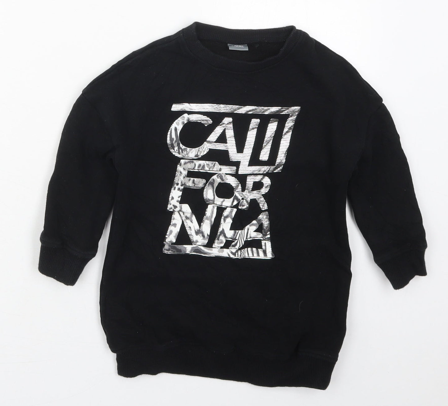 NEXT Boys Black  Cotton Pullover Sweatshirt Size 4 Years  Pullover - California