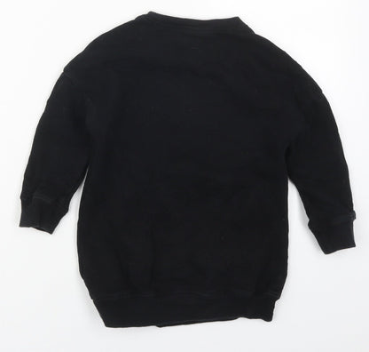 NEXT Boys Black  Cotton Pullover Sweatshirt Size 4 Years  Pullover - California