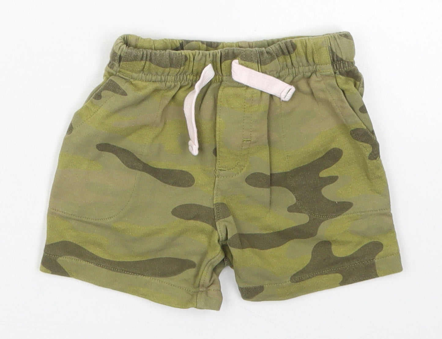 Carters Boys Green Camouflage Cotton Sweatpants Trousers Size 18 Months  Drawstring