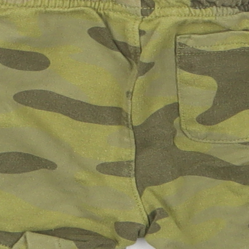 Carters Boys Green Camouflage Cotton Sweatpants Trousers Size 18 Months  Drawstring