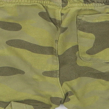 Carters Boys Green Camouflage Cotton Sweatpants Trousers Size 18 Months  Drawstring