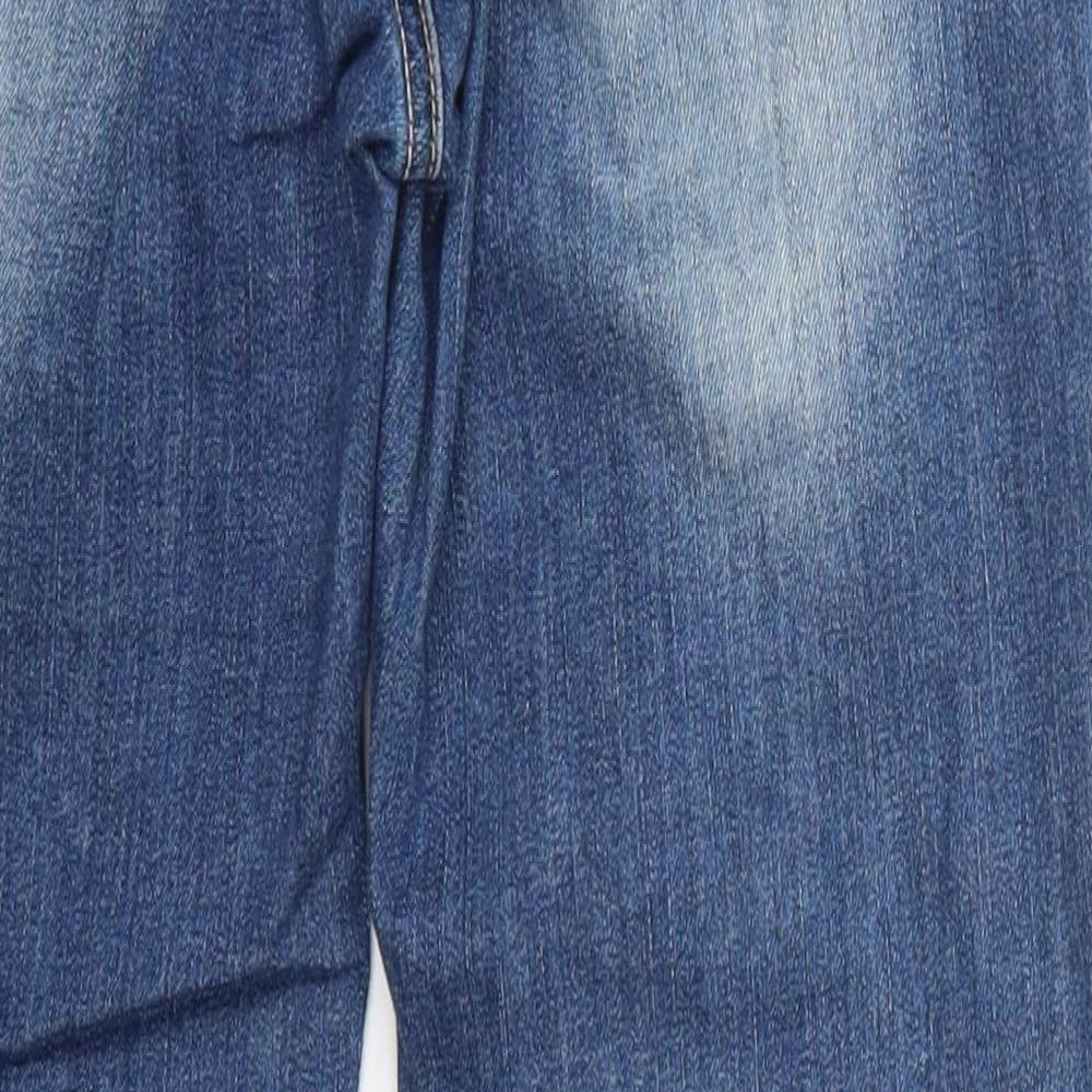 Replus Womens Blue  Cotton Skinny Jeans Size 30 in L26 in Regular Button
