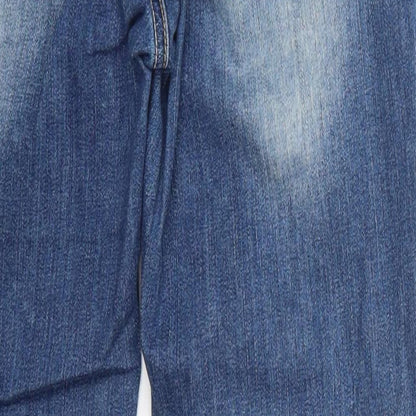 Replus Womens Blue  Cotton Skinny Jeans Size 30 in L26 in Regular Button