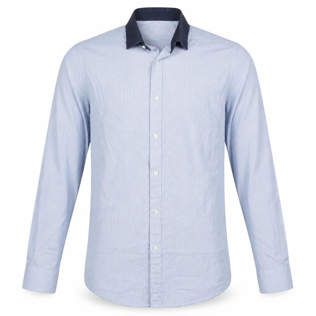 Mens UK Collar Size 14.5 Red Herring Smart Blue  Dress Shirt
