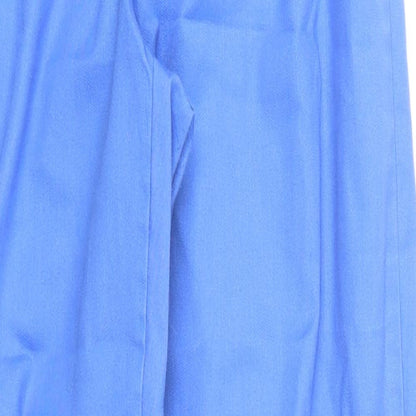 Roly Womens Blue  Polyester Trousers  Size M L30 in Regular Button