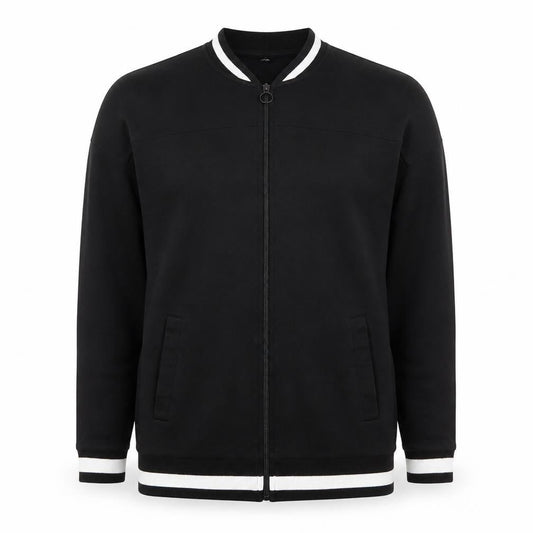 Womens UK Size 10 ASOS Black Full Zip Sweatshirt