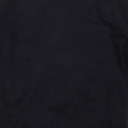 Womens UK Size 10 ASOS Black Full Zip Sweatshirt