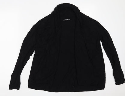 Womens UK Size M Dunnes Stores Black Wrap Jumper