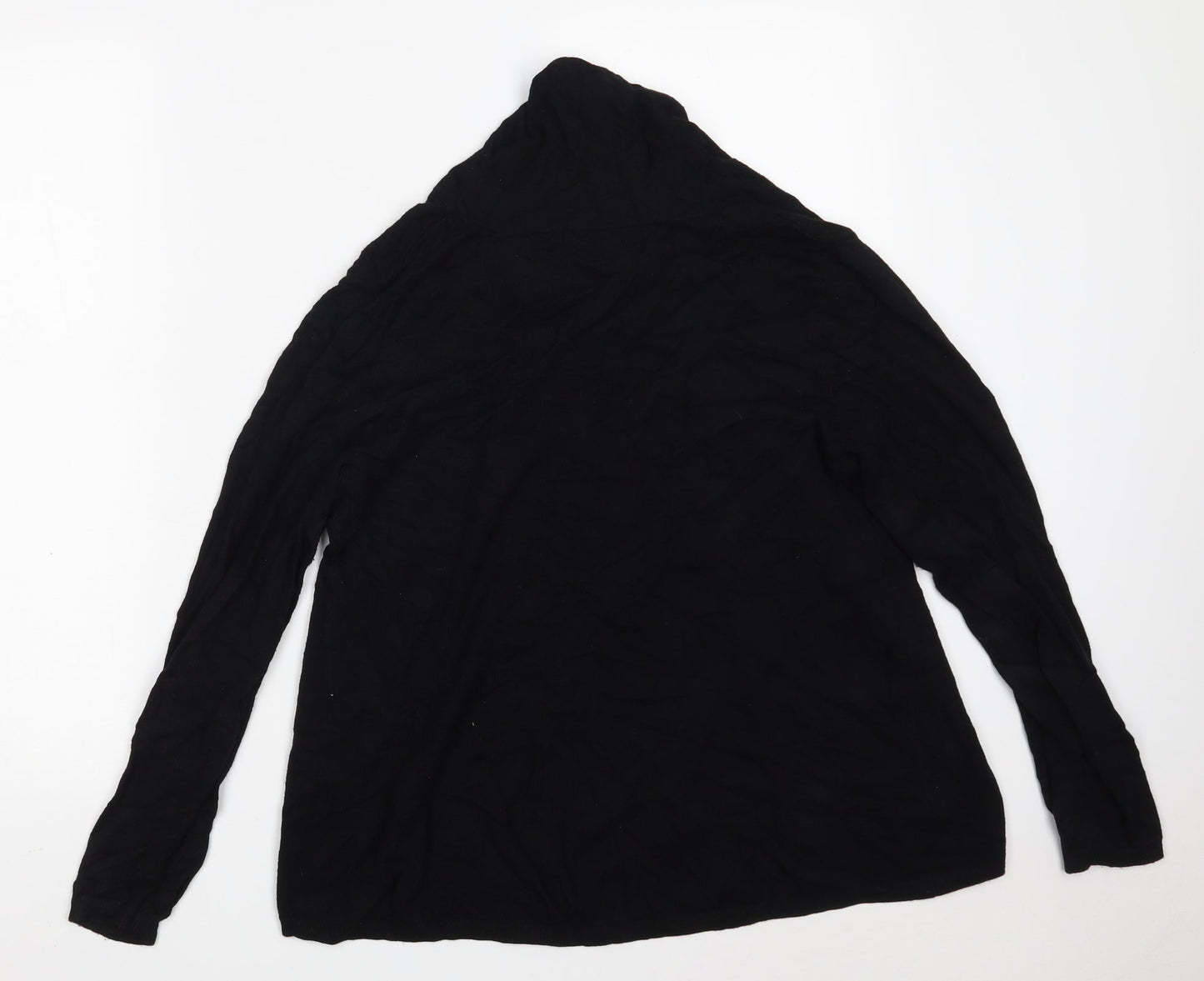 Womens UK Size M Dunnes Stores Black Wrap Jumper