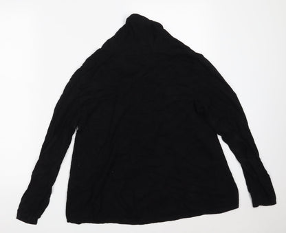 Womens UK Size M Dunnes Stores Black Wrap Jumper
