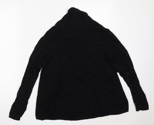 Womens UK Size M Dunnes Stores Black Wrap Jumper