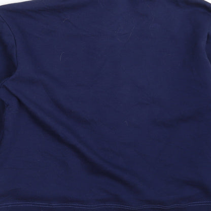 Brand and care label for Dixie women’s blue jacket, size S, zip -, size S/m