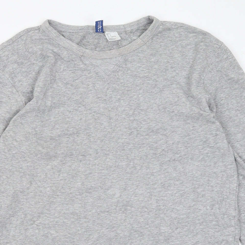 H&M Womens Grey  Coir Pullover Sweatshirt Size S  Pullover