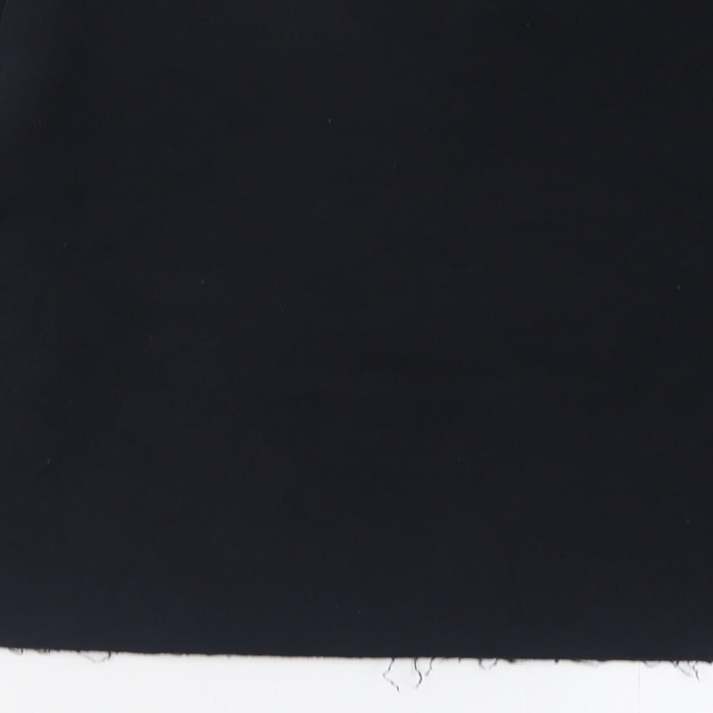 River Island Womens Black  Cotton Pullover Sweatshirt Size S  Pullover - Cropped