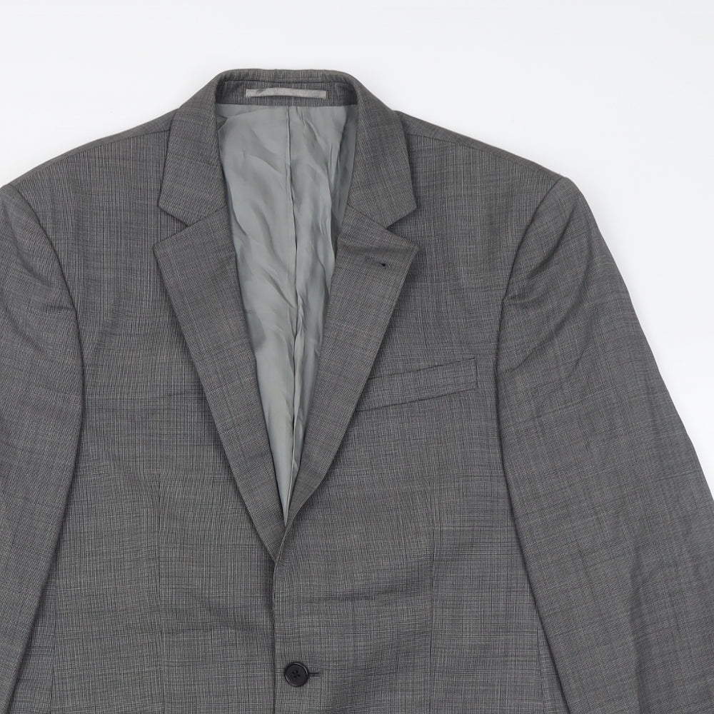 Mens UK Size 38 NEXT Regular Grey Suit Jacket