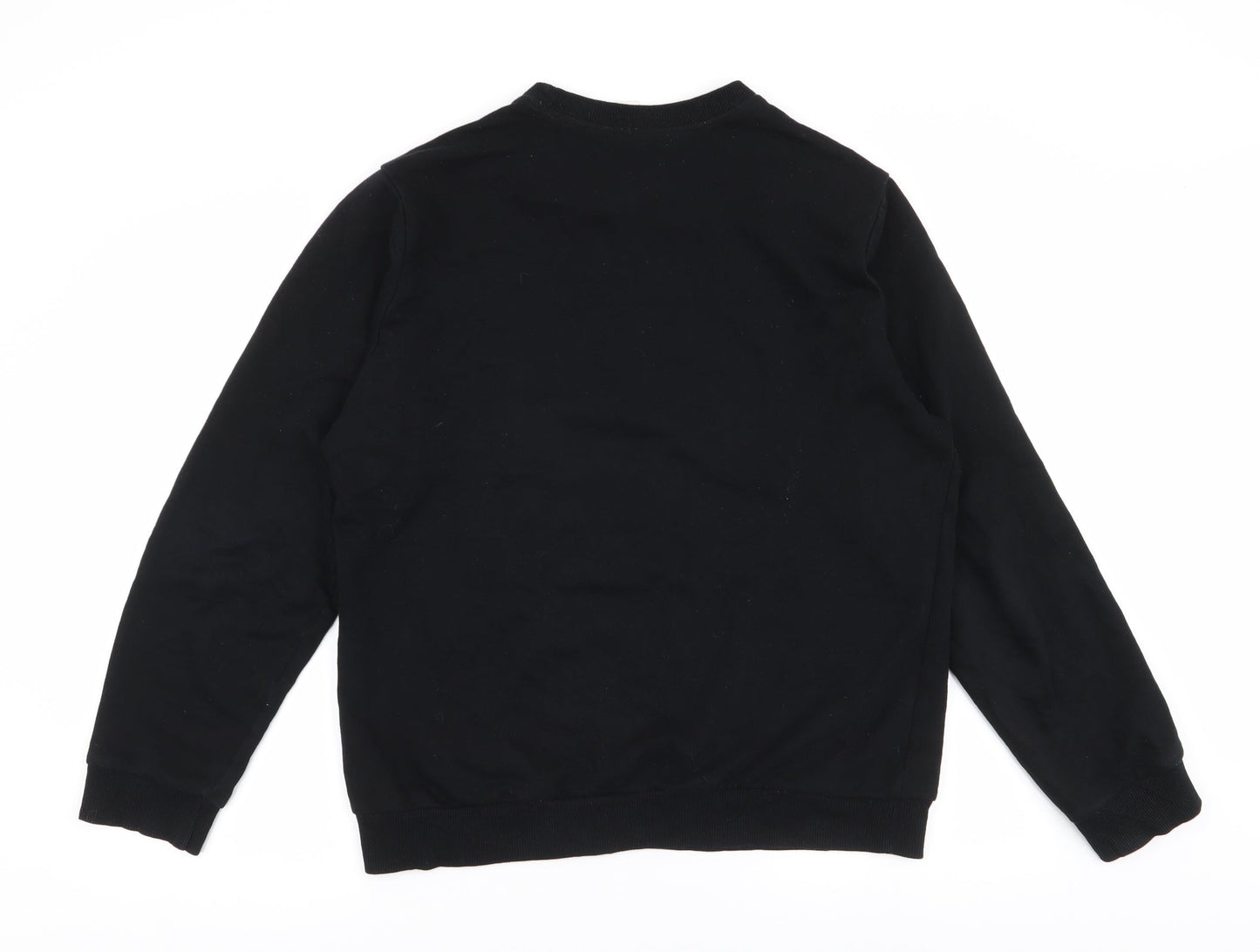 Mens UK Size L Oxylane Black Pullover Sweatshirt