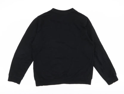 Mens UK Size L Oxylane Black Pullover Sweatshirt