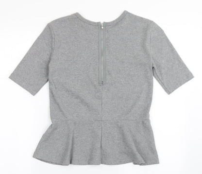 Womens UK Size S Gap Grey Basic T-Shirt