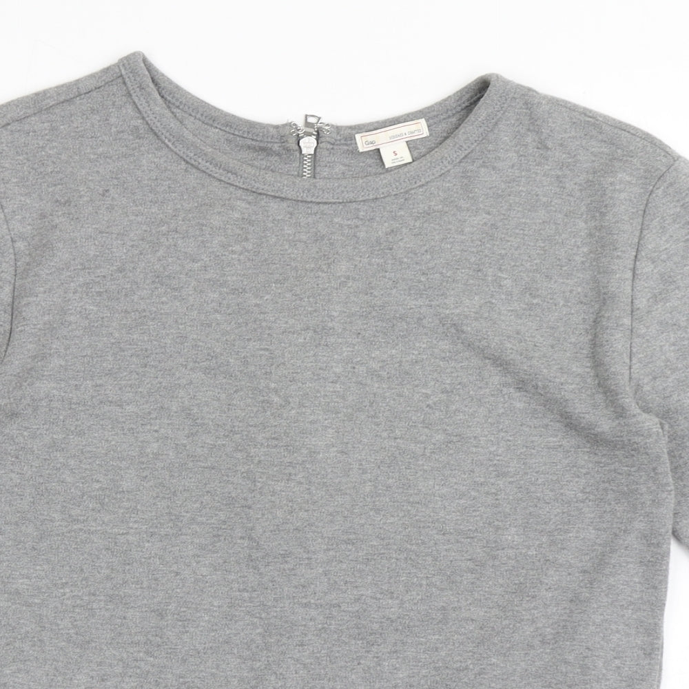 Womens UK Size S Gap Grey Basic T-Shirt