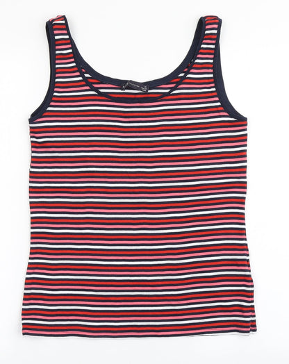 Womens UK Size 14 Marks and Spencer Multicoloured Basic T-Shirt