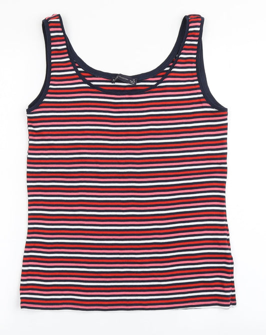 Womens UK Size 14 Marks and Spencer Multicoloured Basic T-Shirt
