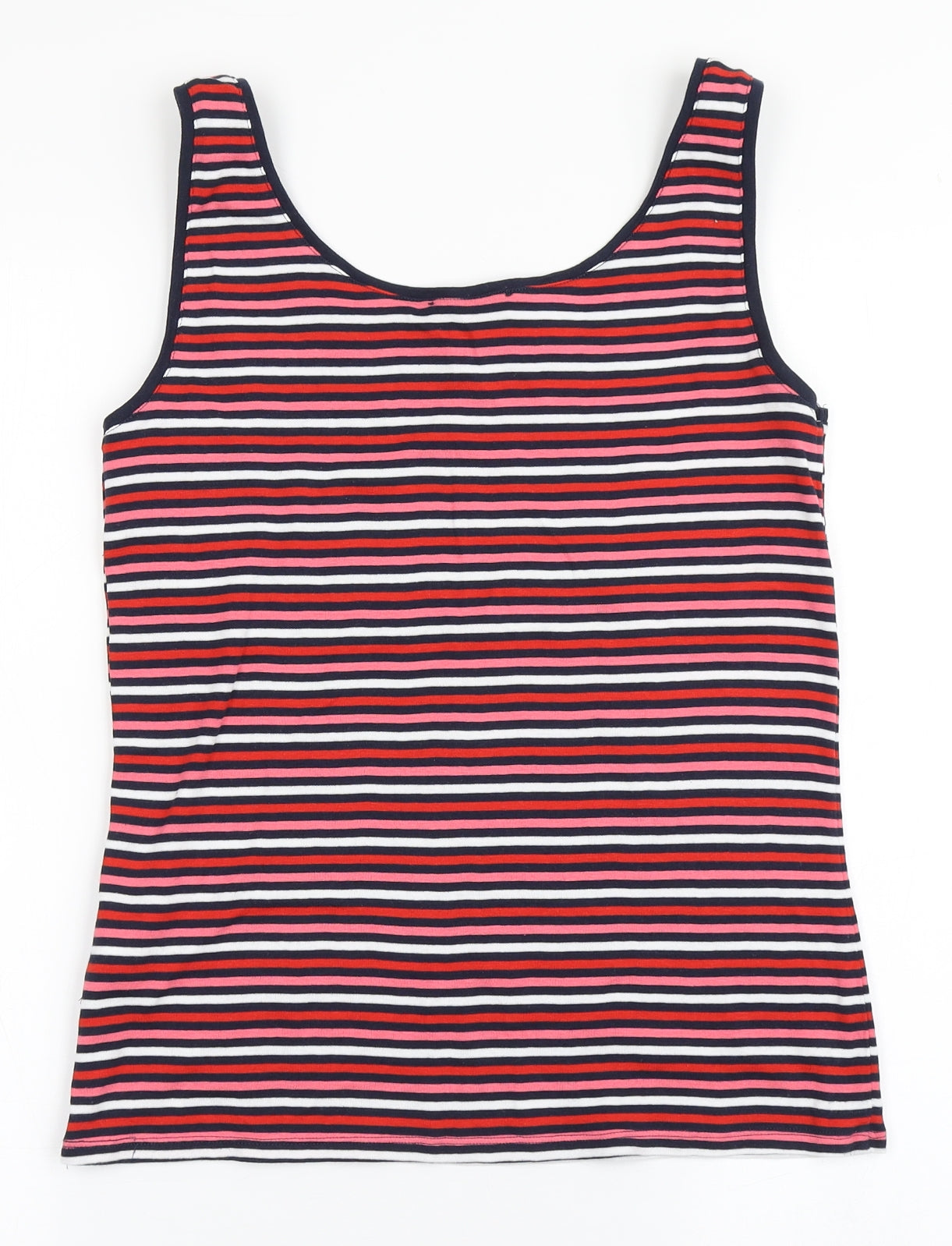 Womens UK Size 14 Marks and Spencer Multicoloured Basic T-Shirt