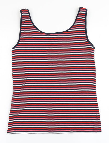 Womens UK Size 14 Marks and Spencer Multicoloured Basic T-Shirt