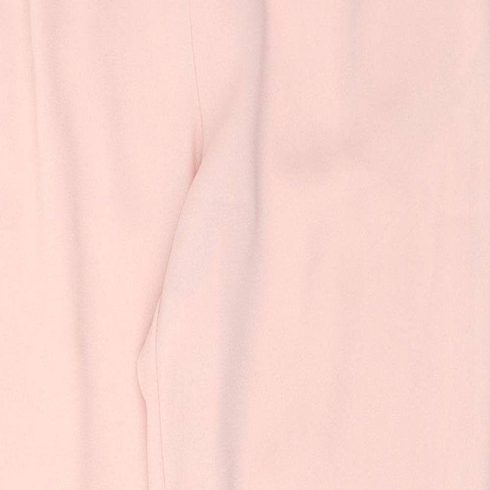 Womens UK Size 12 Damart Regular Fit  Pink Trousers