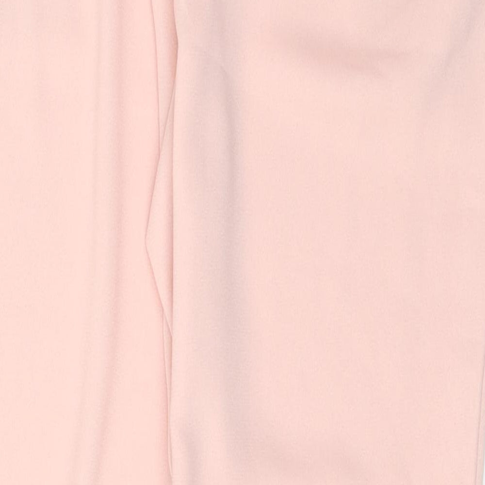 Womens UK Size 12 Damart Regular Fit  Pink Trousers