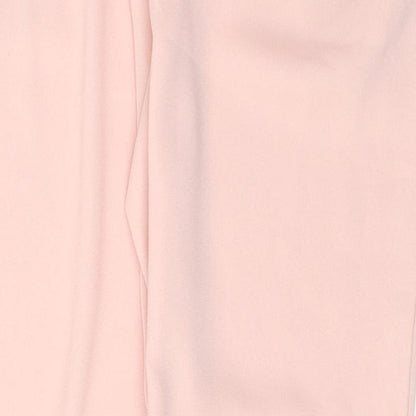 Womens UK Size 12 Damart Regular Fit  Pink Trousers