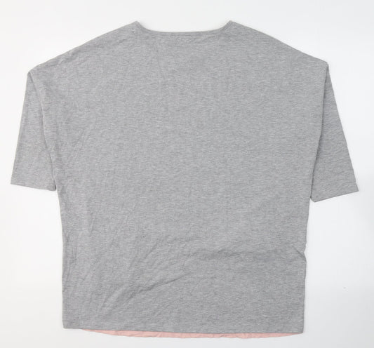 Womens UK Size M Gallery Grey  Blouse