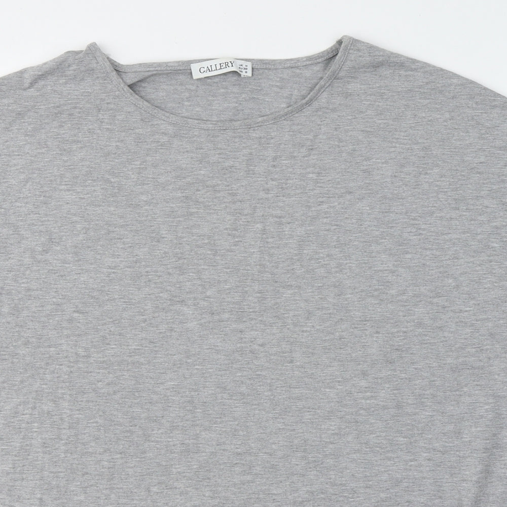 Womens UK Size M Gallery Grey  Blouse