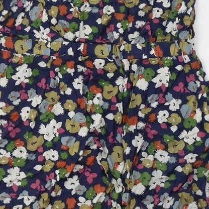Womens UK Size 16 New Look Blue Basic Blouse