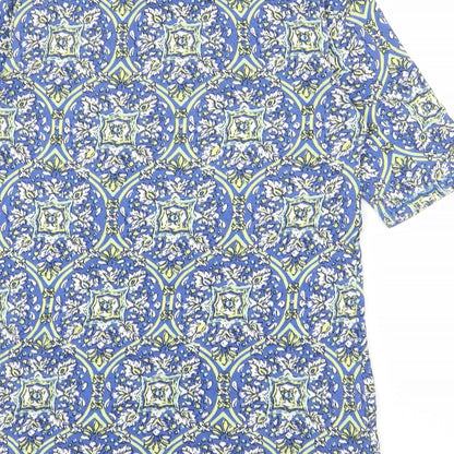 Womens UK Size 10 Marks and Spencer Blue Basic T-Shirt