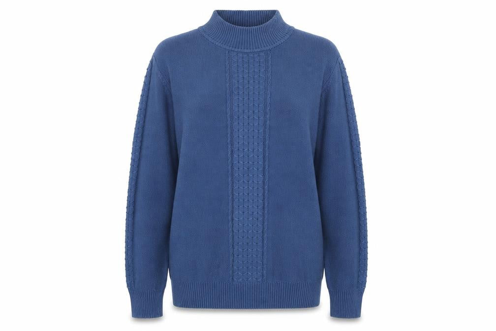 Womens UK Size 14 Collection L Blue Pullover Jumper