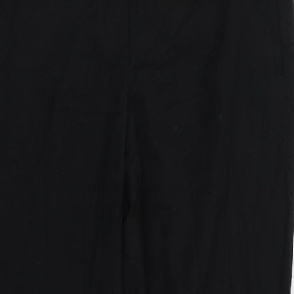 Womens UK Size 10 NEXT Regular Fit  Black Trousers