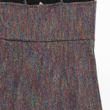 ASOS Womens Multicoloured  Polyester Tank Dress  Size 6  Square Neck Pullover