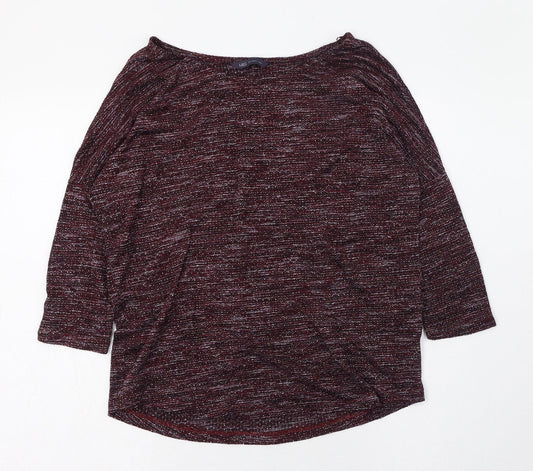 Womens UK Size 8 Marks and Spencer Purple Basic T-Shirt