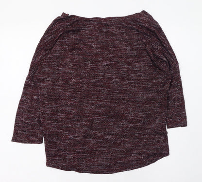 Womens UK Size 8 Marks and Spencer Purple Basic T-Shirt