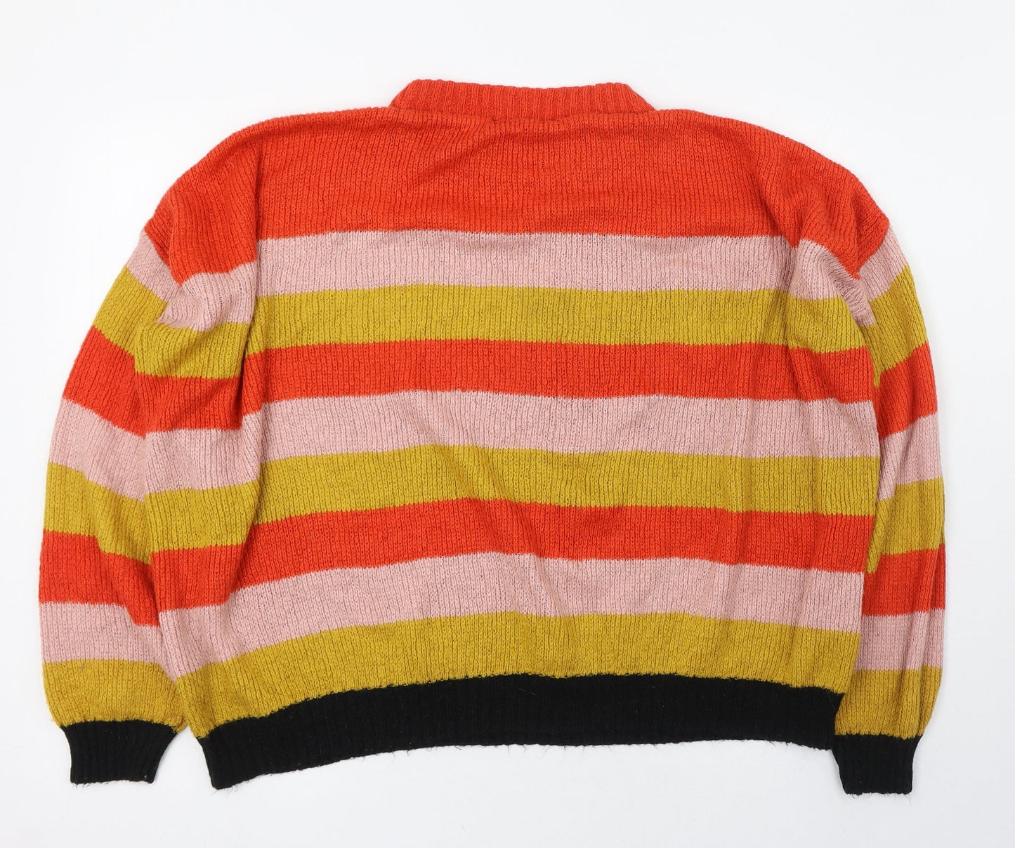 Womens UK Size 8 Missguided Multicoloured Pullover Jumper