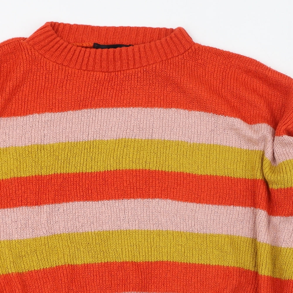Womens UK Size 8 Missguided Multicoloured Pullover Jumper