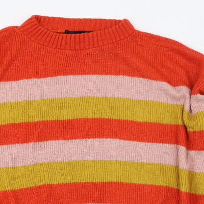 Womens UK Size 8 Missguided Multicoloured Pullover Jumper