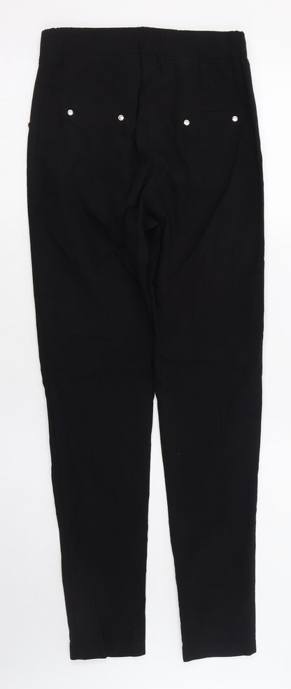 James Lakeland Womens Black  Viscose Carrot Leggings Size 10 L28 in