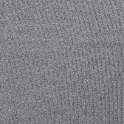 Carla Conti Womens Grey Round Neck Striped Polyester Pullover Jumper Size XL