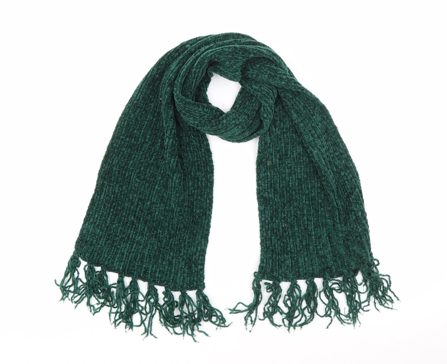 Preworn Unisex Green  Acrylic  Scarf